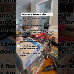 I don't hoard ebay finds, I flip them and fund vacations.  #ebay #ebayreseller