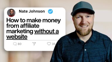 How to make money from affiliate marketing without a website