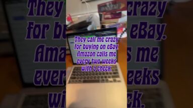 They call me crazy for buying on ebay! #amazonseller #workfromhome
