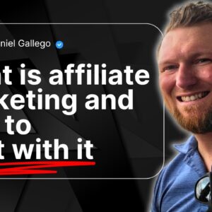 What is affiliate marketing and how to start with it