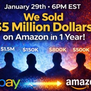 We Sold $5 Million Dollars on Amazon in 1 Year (Live Show)