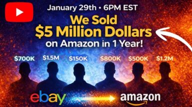 We Sold $5 Million Dollars on Amazon in 1 Year (Live Show)