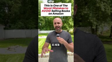This is one of the worst mistakes to avoid when selling books on Amazon  #money