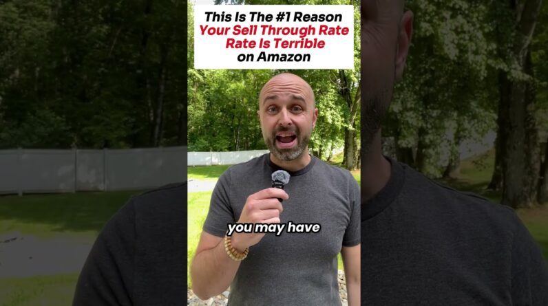 This is the #1 reason your sell-through rate is terrible on Amazon.  #money