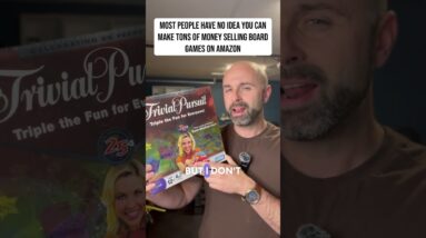 Most people have NO idea you can make tons of money selling board games on Amazon 🤓