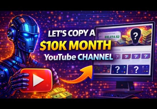 Let's Copy a $10k Month YouTube Channel 🚀