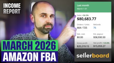 Breaking down how I earned $15,059.27 Net Profit last month | Amazon FBA Income Report