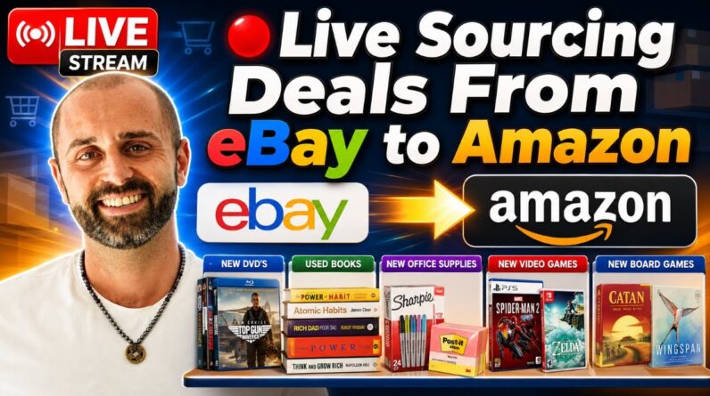 🔴 Live Sourcing Deals From eBay to Amazon