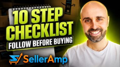 The 10-Step Amazon FBA Product Checklist (Follow Before Buying Anything)