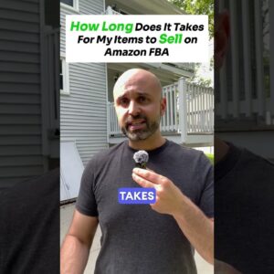 How long does it takes for my items to sell on Amazon FBA 🤔  #amazonseller #amazonfba