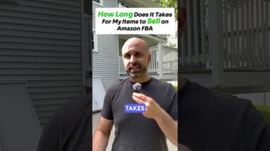 How long does it takes for my items to sell on Amazon FBA 🤔  #amazonseller #amazonfba