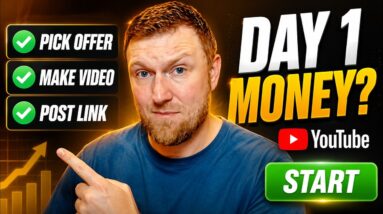ACTUALLY Start Affiliate Marketing With YouTube & Make Money on Day 1