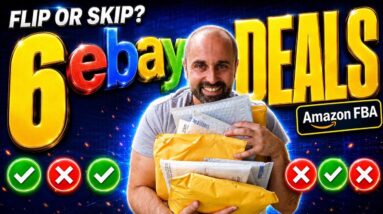 I Analyzed 6 eBay deals to See If They’re Worth Flipping on Amazon FBA