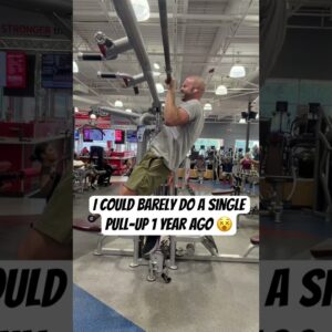 I could barely do a single pull-up one year ago…