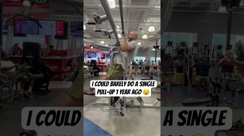 I could barely do a single pull-up one year ago…