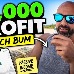 I just made $1,000 profit today while being a beach bum