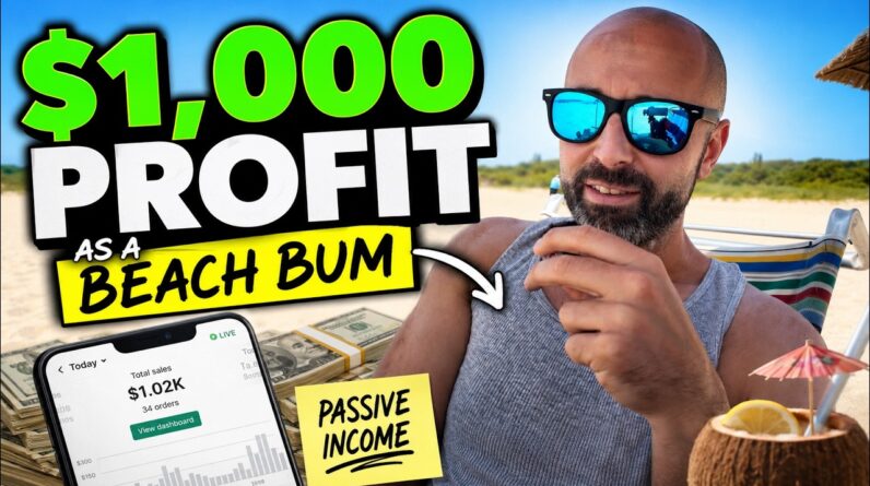 I just made $1,000 profit today while being a beach bum