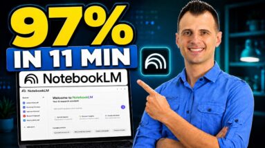 Learn 97% of NotebookLM in 11 Minutes — Full 2026 Tutorial & How to Use Step by Step