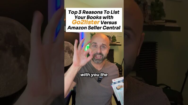 Still listing books through Amazon Seller Central? You could be wasting hours.  #amazonfba