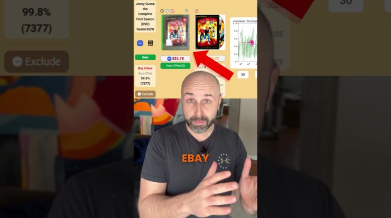 I made $19 profit flipping one DVD from eBay to Amazon without leaving my house.