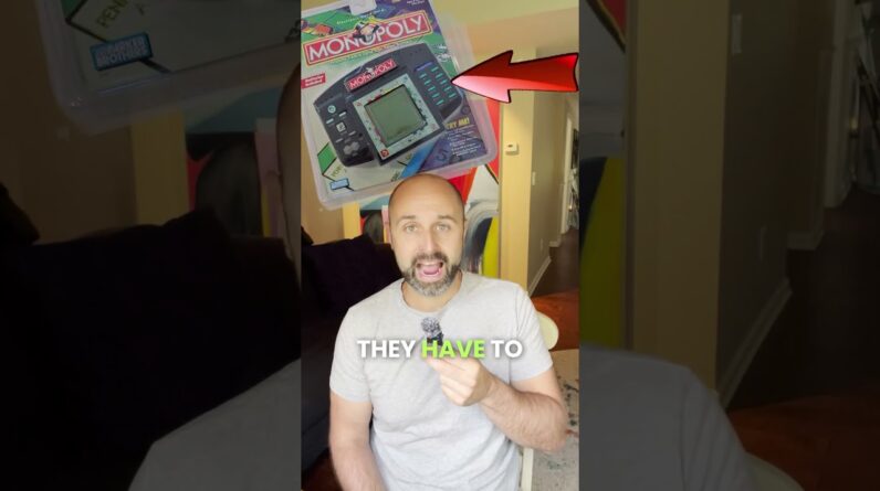 Bought this sealed handheld Monopoly game on eBay for $56.53 and sold it on Amazon for $125.99