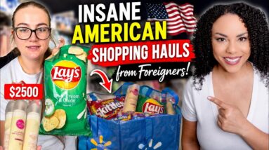 Foreigners Insane American Shopping Hauls That Make No Sense to Us
