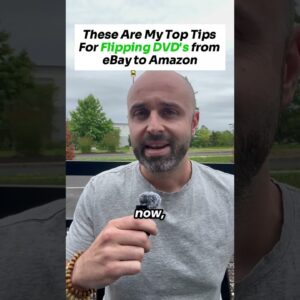 I’ve sold over 10,000 DVDs on Amazon, and most of them were sourced from eBay.
