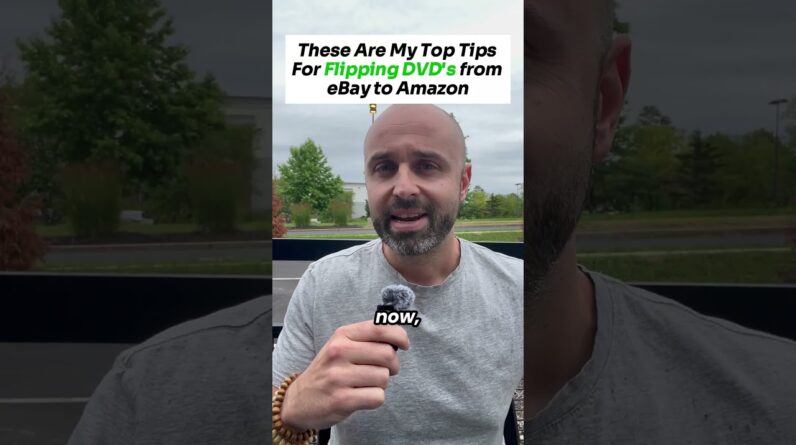 I’ve sold over 10,000 DVDs on Amazon, and most of them were sourced from eBay.