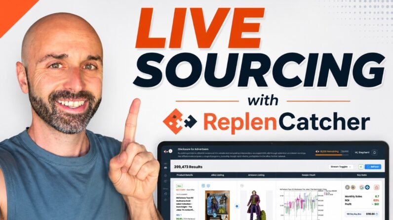 Watch Me Find Profitable eBay to Amazon Flips LIVE with Replen Catcher